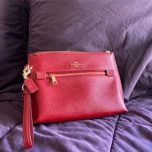 Coach red bag - used twice and in great condition.